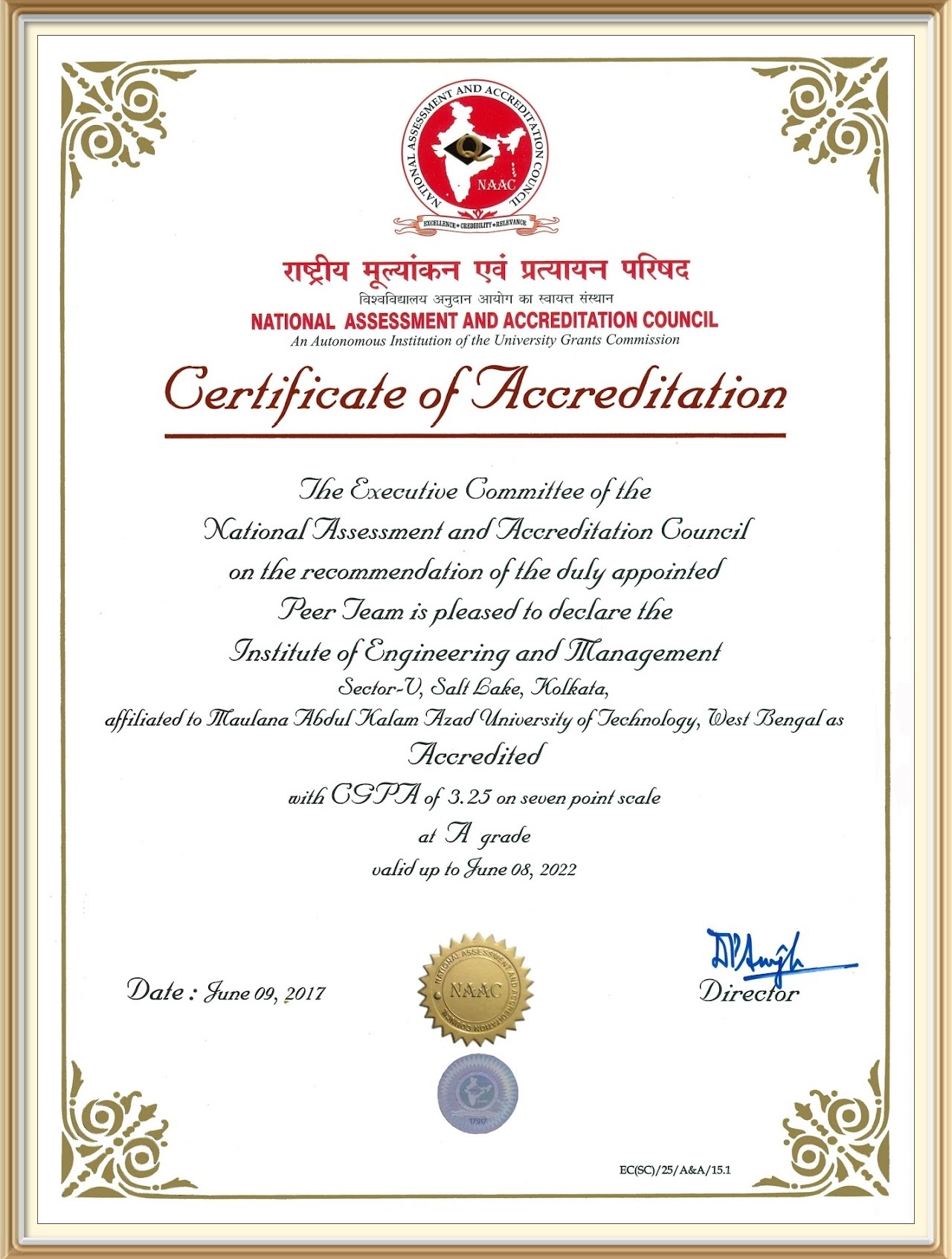 NAAC Accreditation